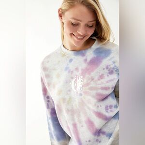 PacSun | Desert Dreamer | Tie-Dye Sweatshirt with Sun & Moon Design XS/S